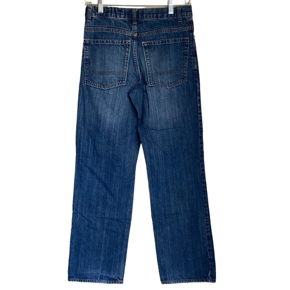 Old Navy Kids Denim Jeans Size 16 Regular Straight Fit Blue Denim 100% Cotton - Picture 8 of 15